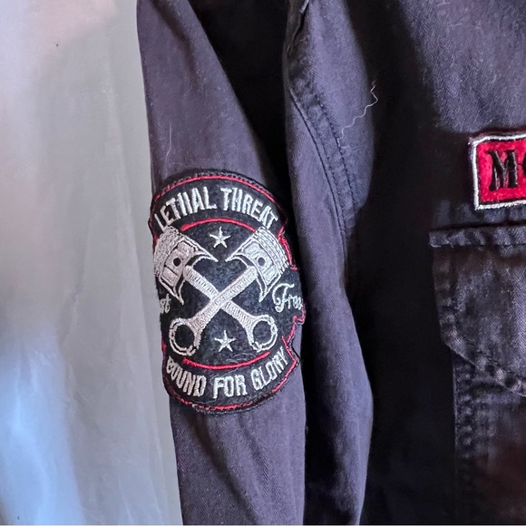 💚Motorgear denim shirt - Picture 5 of 10